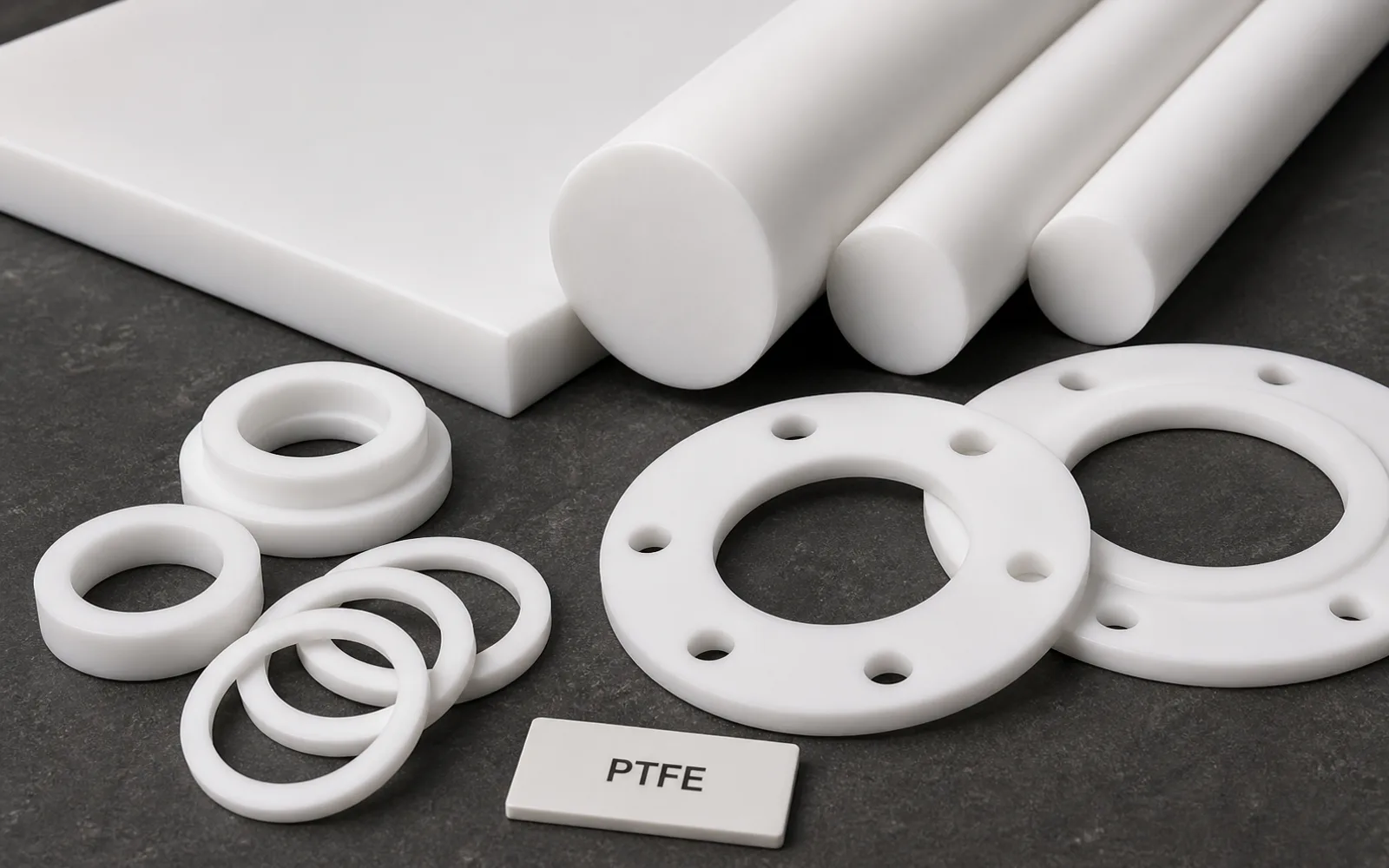 Machined PTFE insulation component
